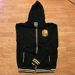 NBA GSW zip up hoodie